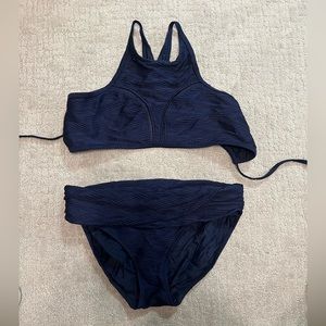 Calia by Carrie Underwood Bikini Size Medium in Navy